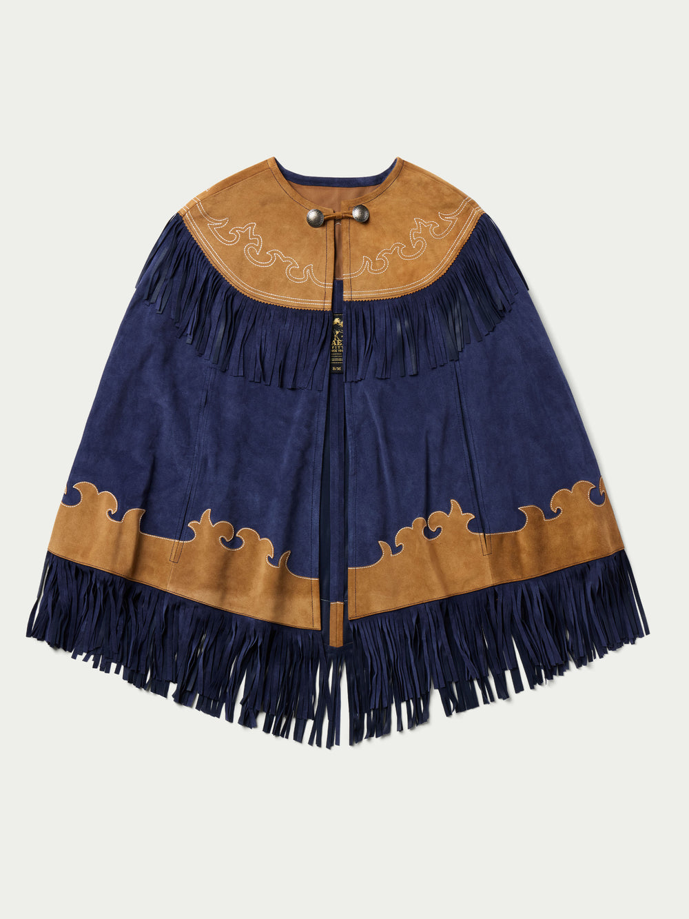 Women's Suede Fringe Cape - Schaefer Outfitter