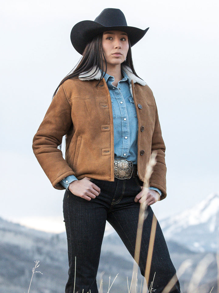 Women's Shearling Jacket - Schaefer Outfitter