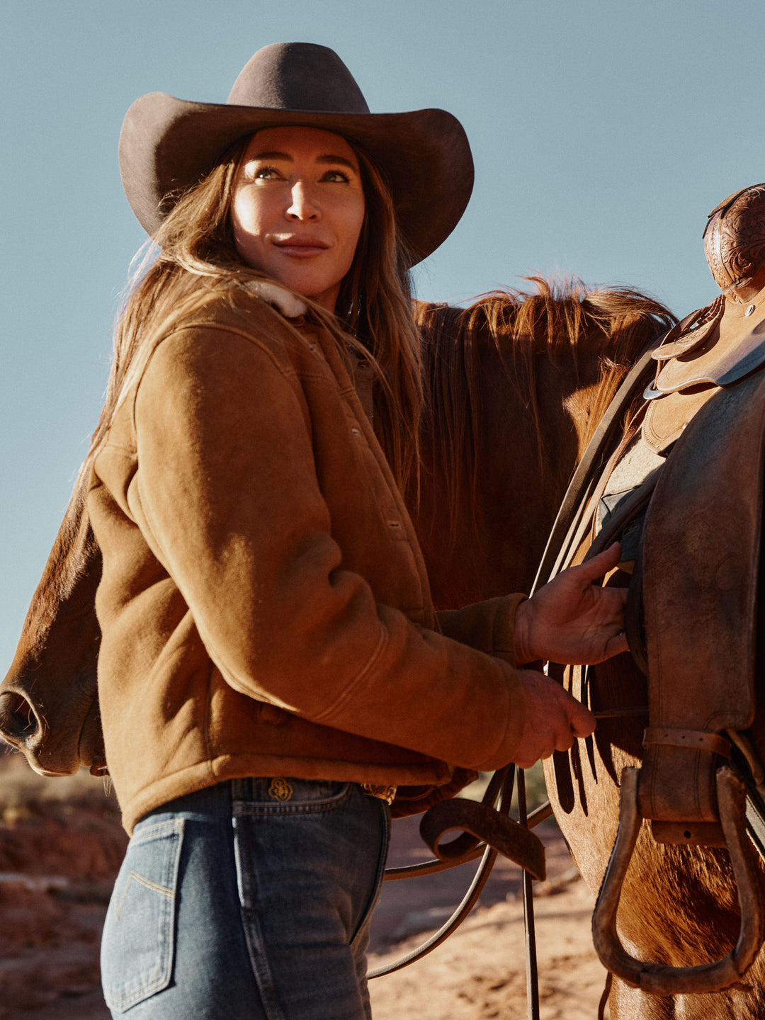 Women's Shearling Jacket - Schaefer Outfitter